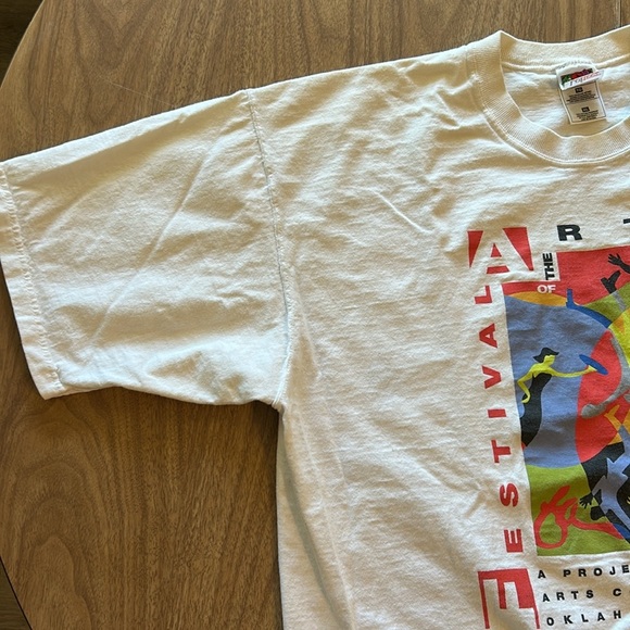 Vintage 90s Oklahoma City Festival of the Arts T-Shirt 1998 100% Cotton Men’s XL - Picture 6 of 7